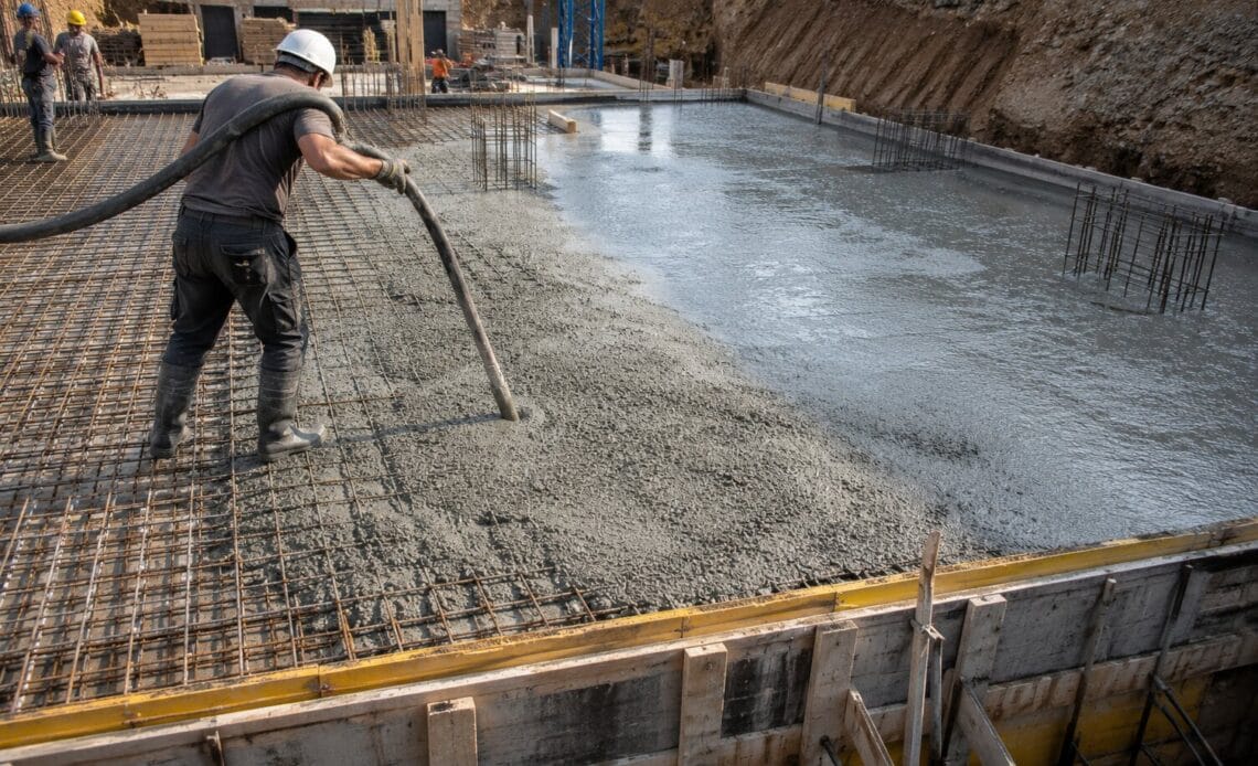 Pincefödém betonozása monolit vasbeton szerkezetként
